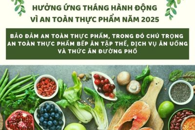 BẢO ĐẢM AN TOÀN THỰC PHẨM, TRONG ĐÓ CHÚ TRỌNG AN TOÀN THỰC PHẨM BẾP ĂN TẬP THỂ VÀ DỊCH VỤ ĂN UỐNG