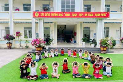 TRƯỜNG MẦM NON XÍCH THỔ HƯỞNG ỨNG NGÀY QUỐC TẾ HẠNH PHÚC 20/3