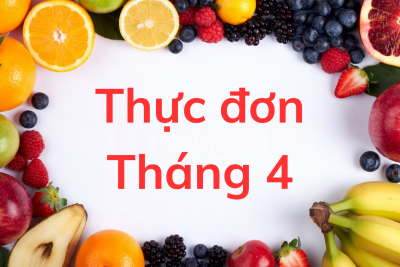 Thực đơn tuần 5 tháng 4 năm 2026 (Ngày 28,29/4/2026)